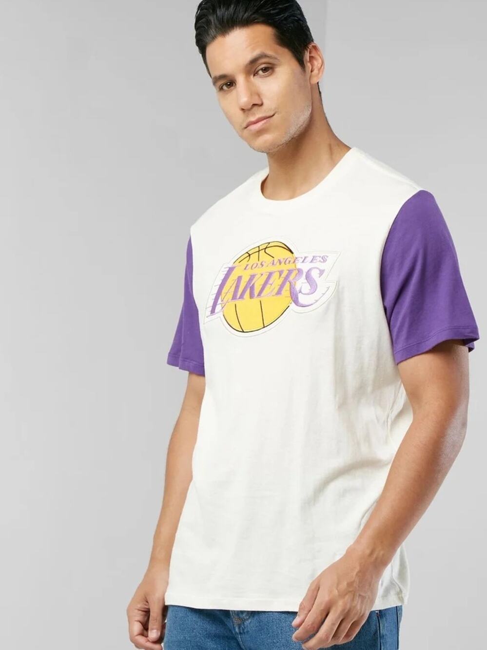 Mitchell & Ness LA Lakers Colorblock T-Shirt
